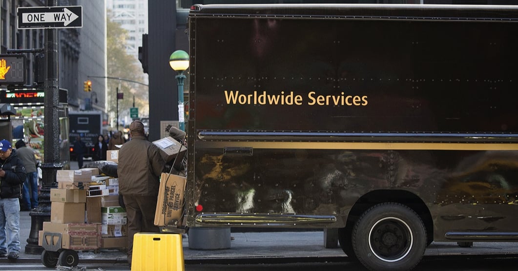 UPS-unloading-truck